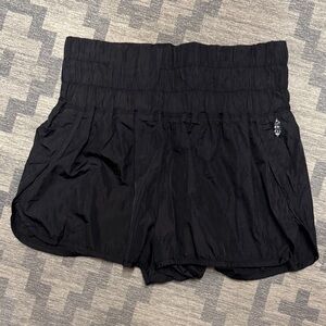 Elegant High Waist Black Shorts